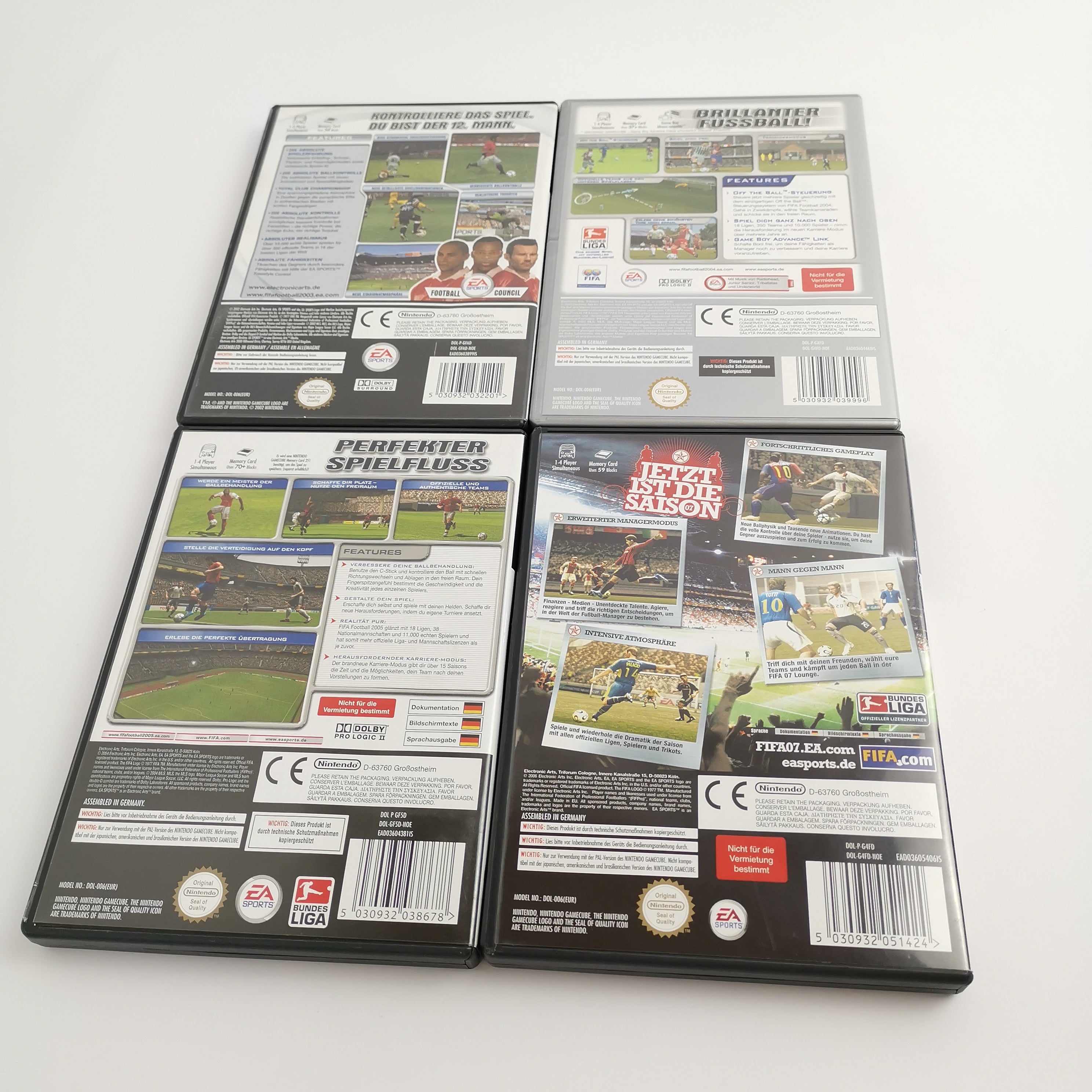 Nintendo Gamecube Spiele " 4 Fifa Spiele " Bundle Set Fußball | OVP PAL