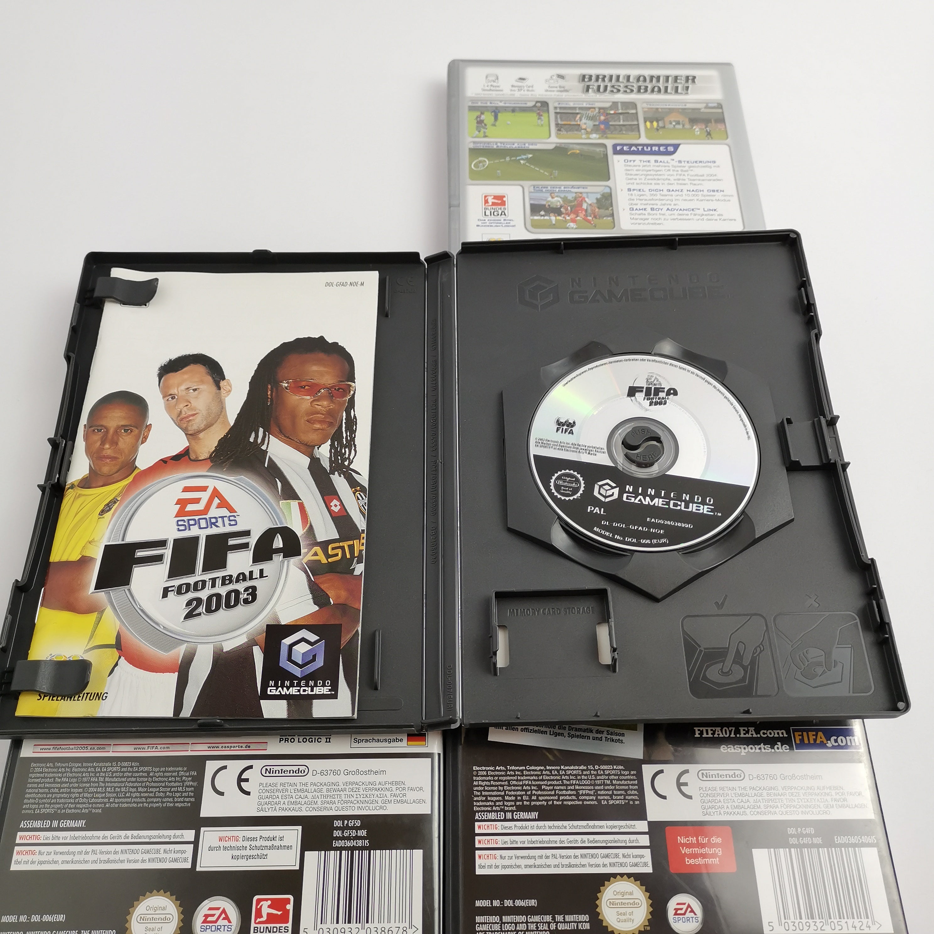 Nintendo Gamecube Spiele " 4 Fifa Spiele " Bundle Set Fußball | OVP PAL
