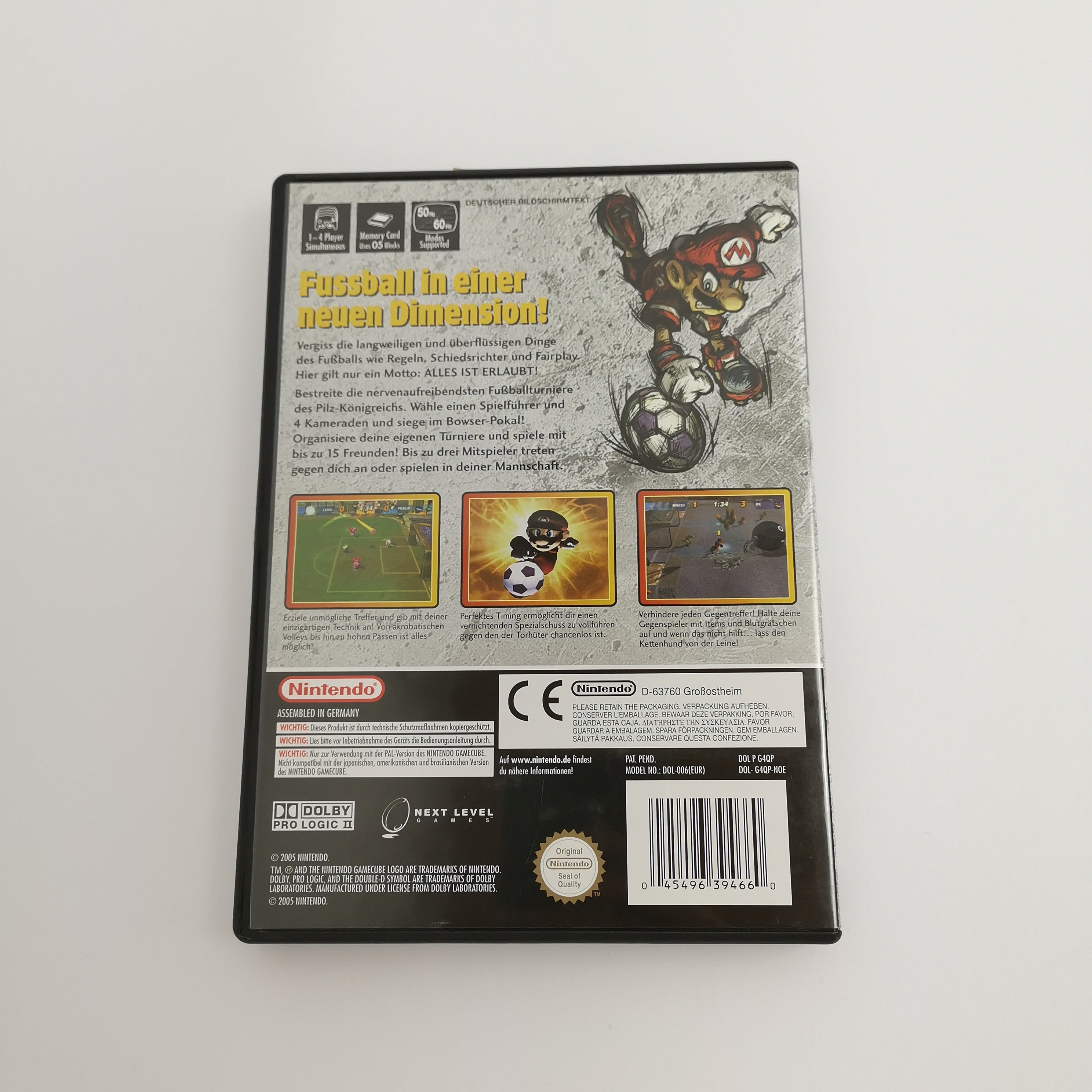 Nintendo Gamecube Spiel " Mario Smash Football " Game Cube | OVP NOE * neuwertig