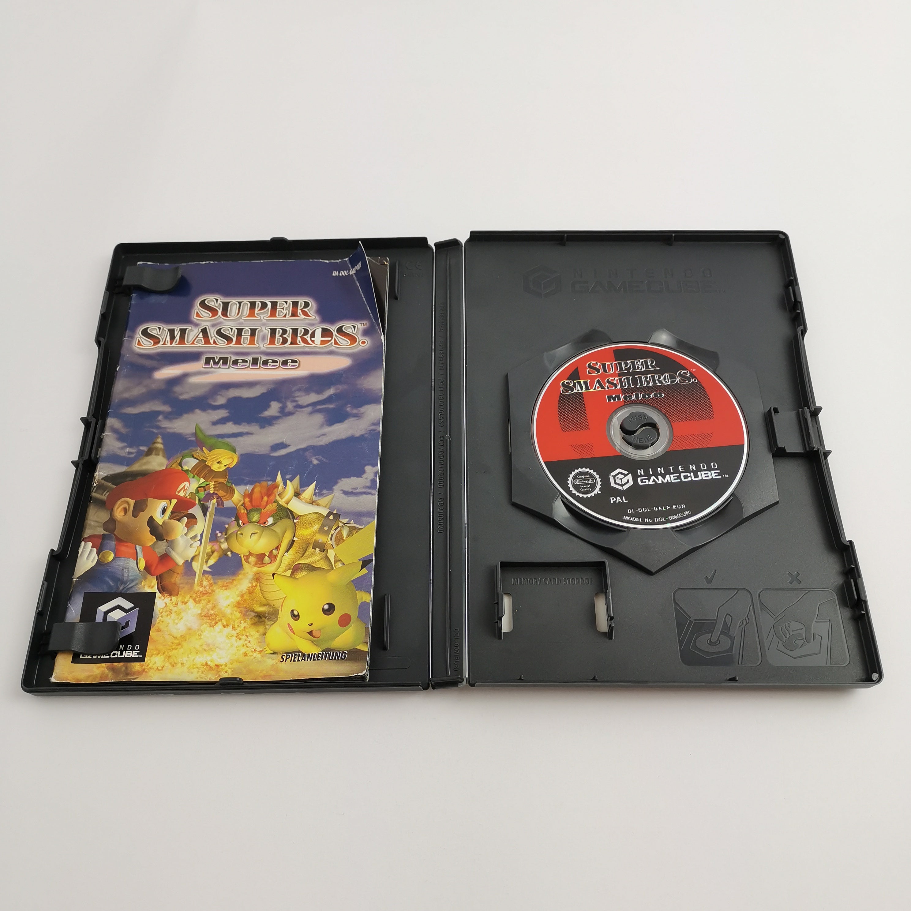 Nintendo Gamecube Spiel " Super Smash Bros. Melee " Erstauflage OVP * akzeptabel