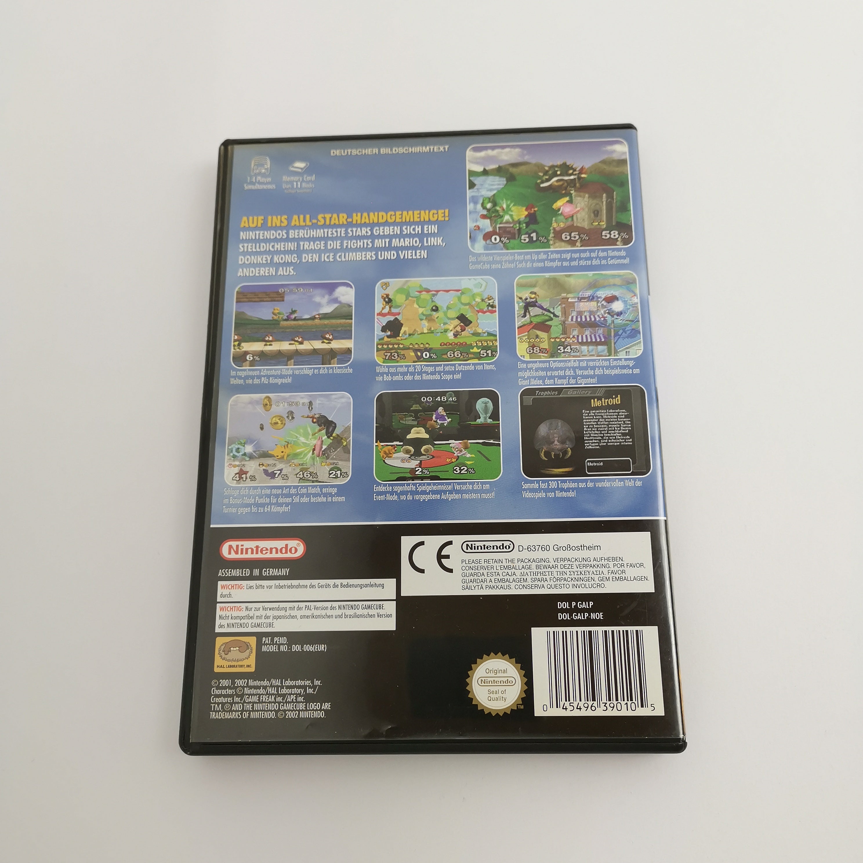 Nintendo Gamecube Spiel Super Smash Bros. Melee " Erstauflage OVP * sehr gut [2]