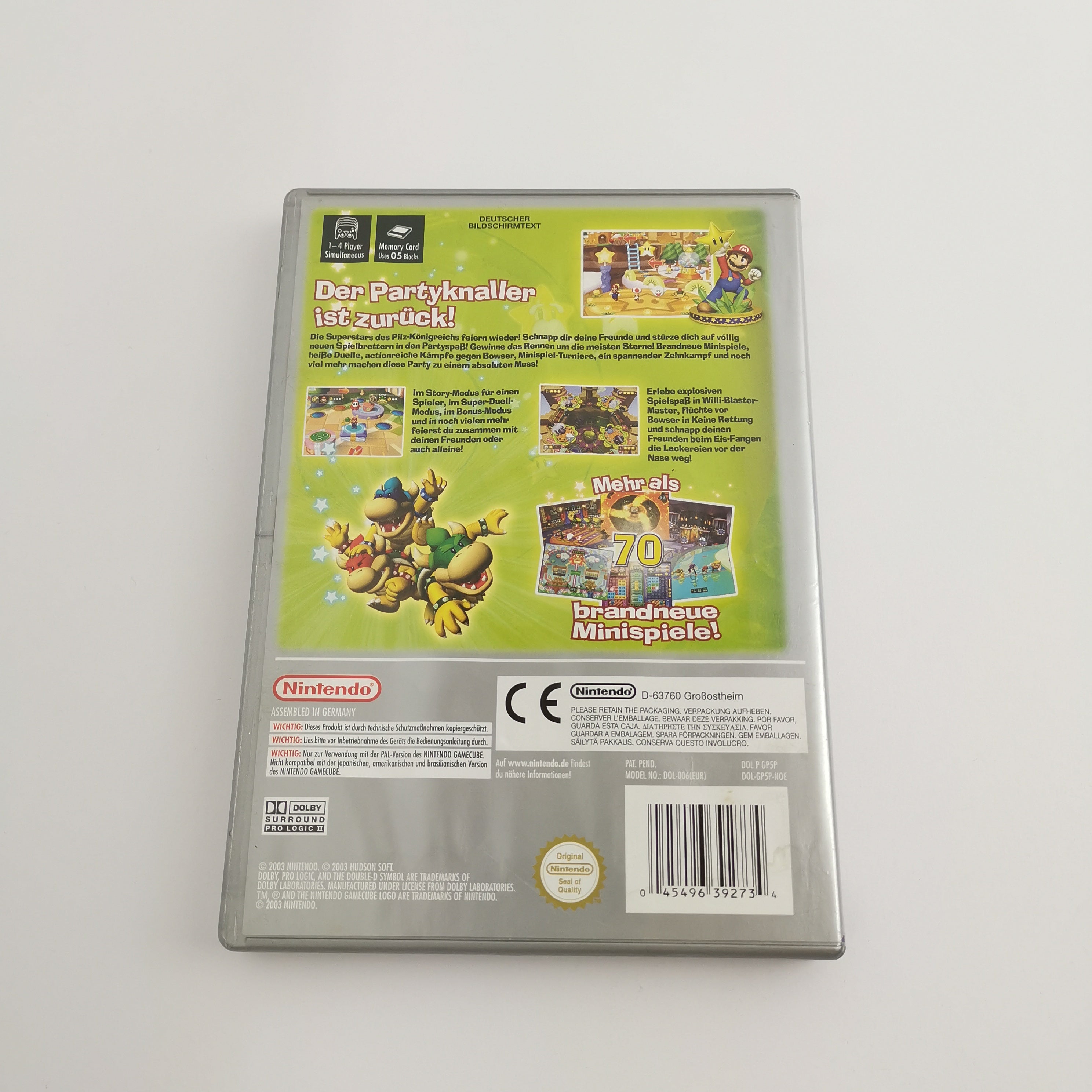 Nintendo Gamecube Spiel " Mario Party 5 " Players Choice OVP NOE * akzeptabel