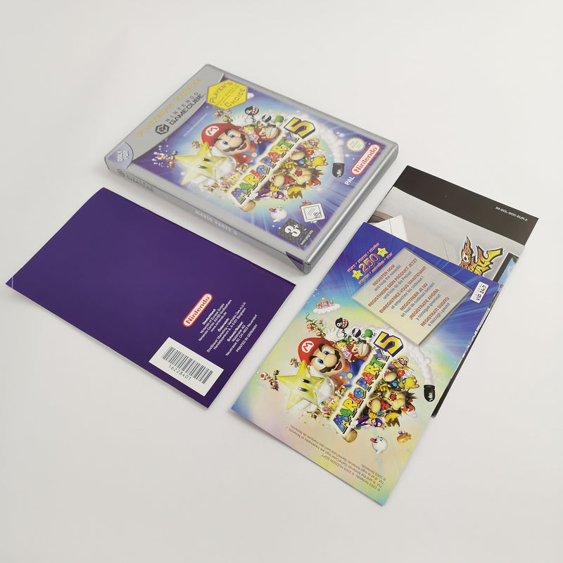 Nintendo Gamecube Spiel " Mario Party 5 " Players Choice OVP NOE | * gut
