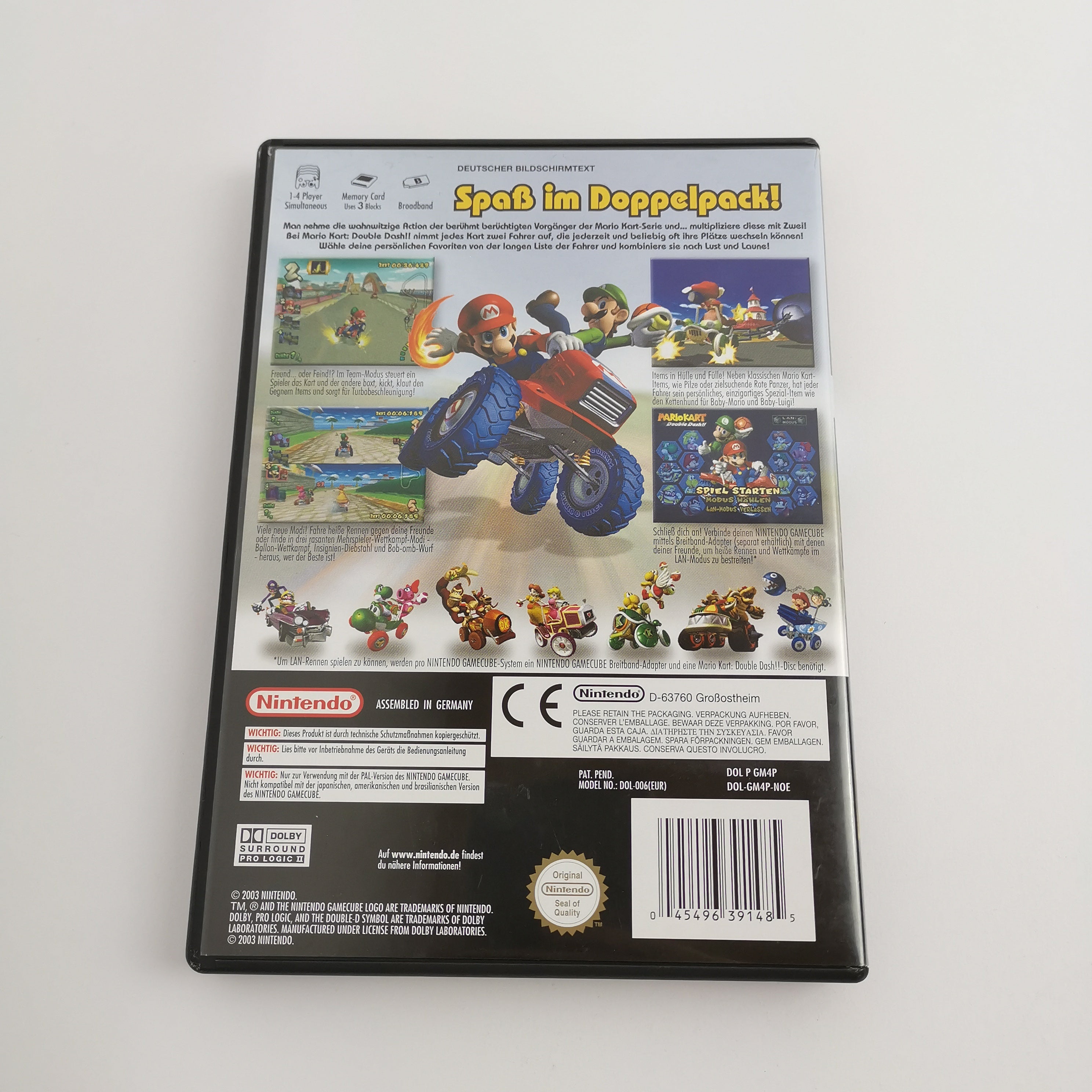 Nintendo Gamecube Spiel " Mario Kart Double Dash +  Zelda Collectors Edition OVP