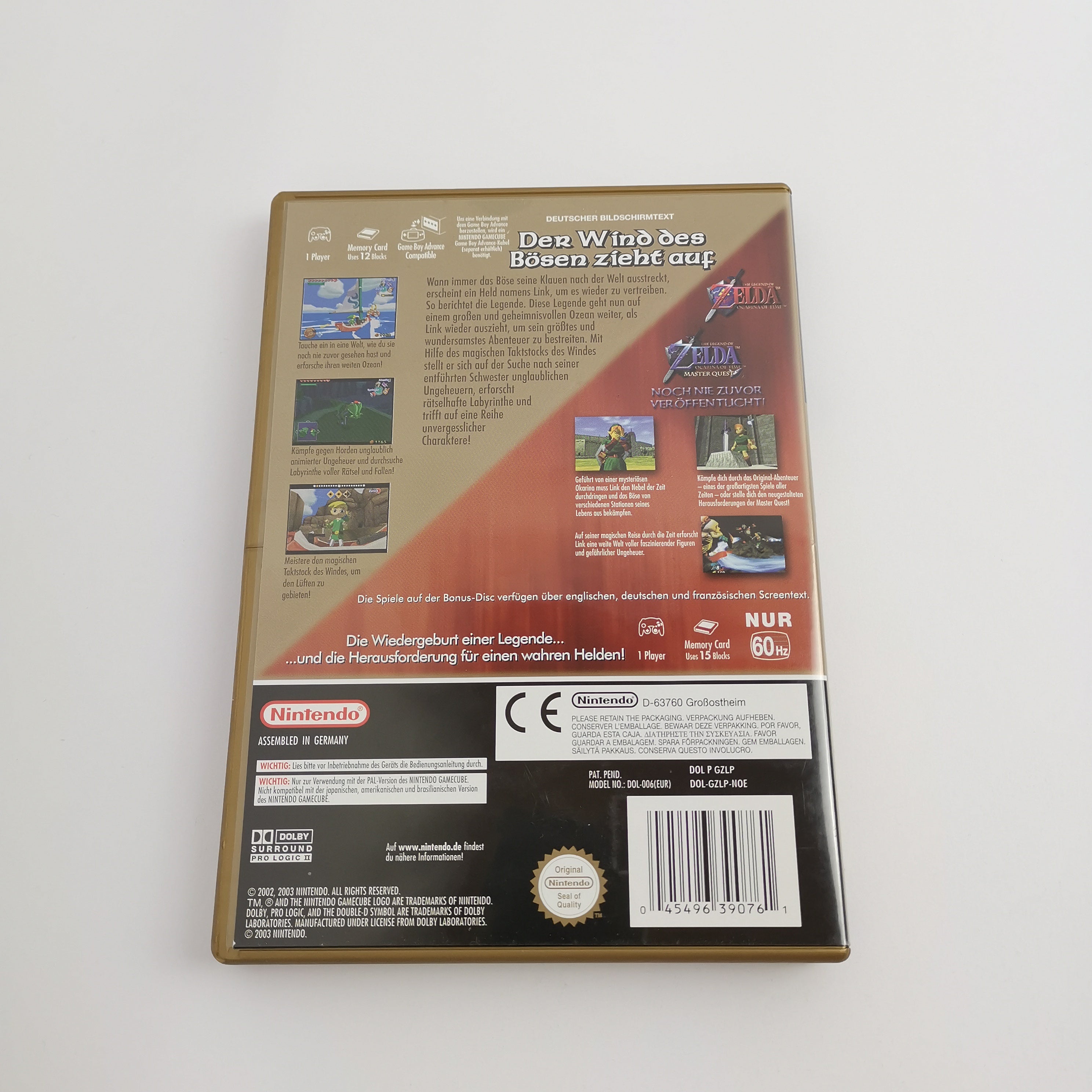 Nintendo Gamecube Spiel " The Legend of Zelda The Windwaker " GC OVP | PAL NOE