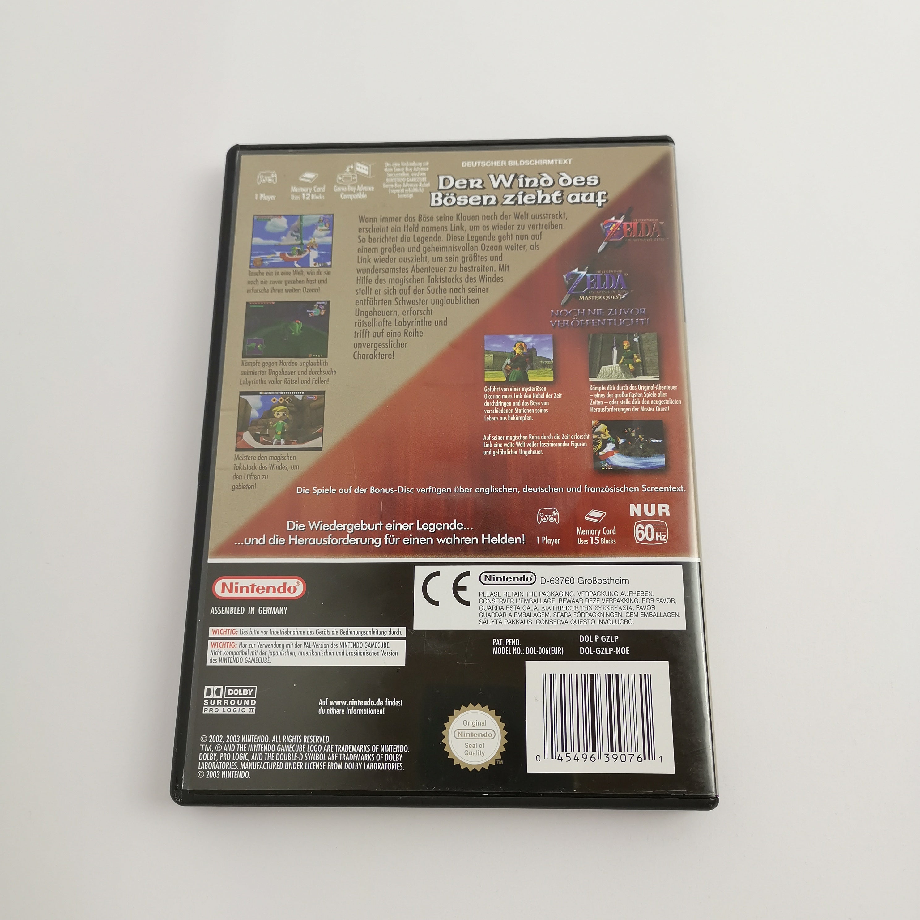 Nintendo Gamecube Spiel The Legend of Zelda The Windwaker Limitierte Auflage