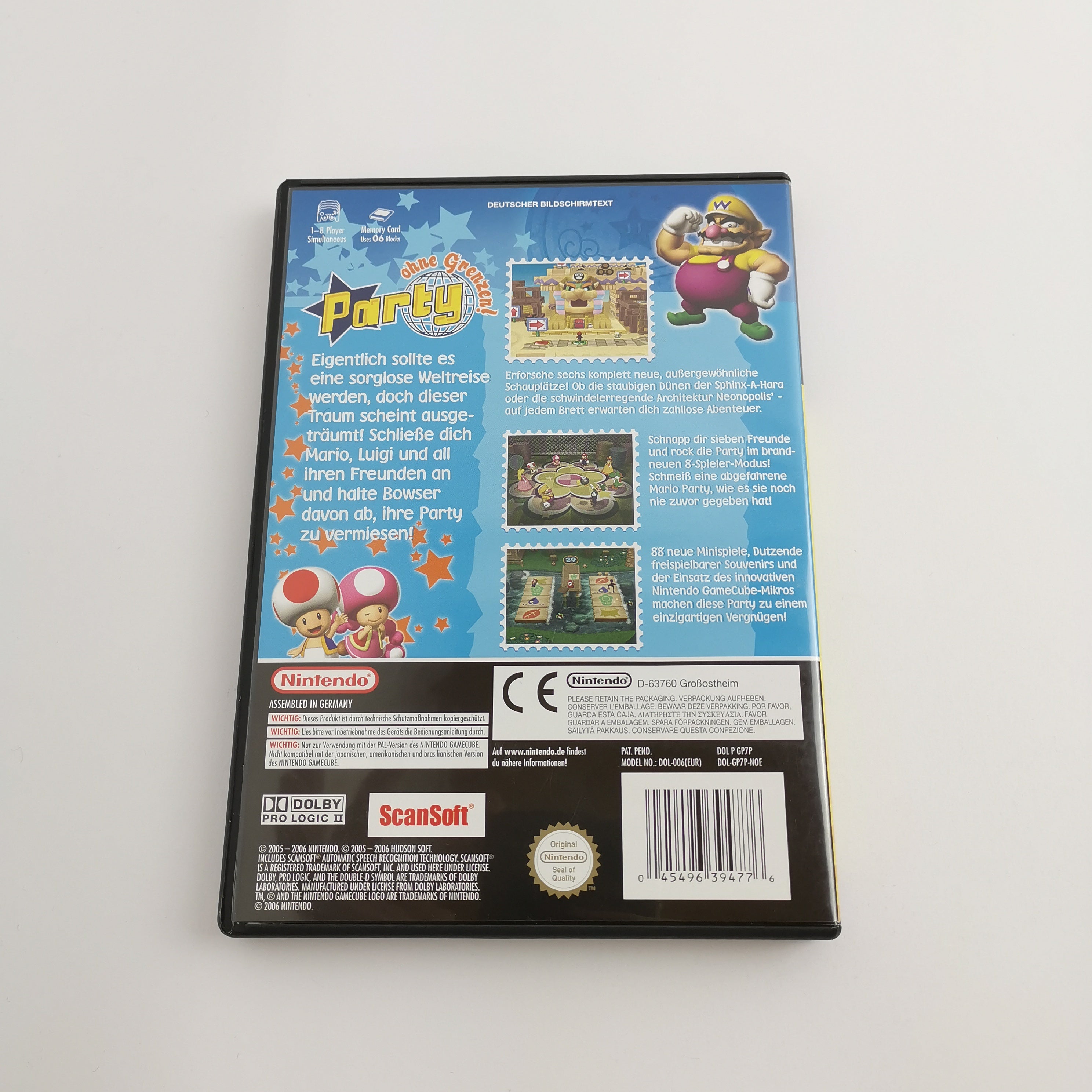 Nintendo Gamecube Spiel " Mario Party 7 + Mikrofon " GC Game Cube OVP | PAL NOE