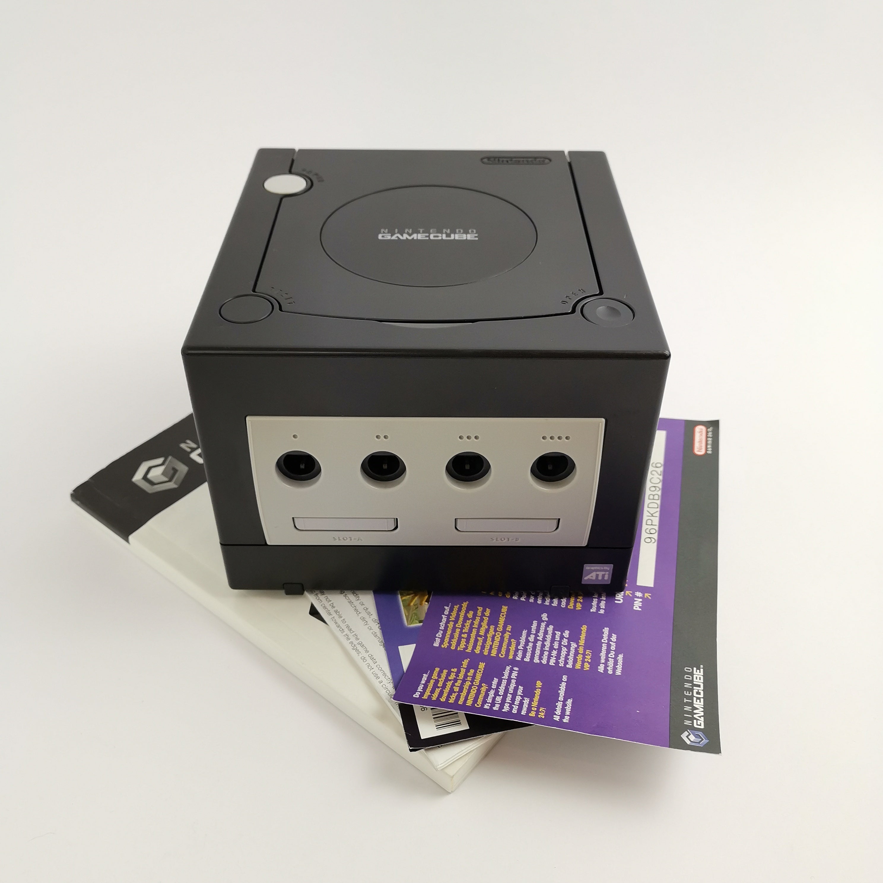 Nintendo Gamecube Konsole Schwarz / Black OVP Console PAL | Game Cube