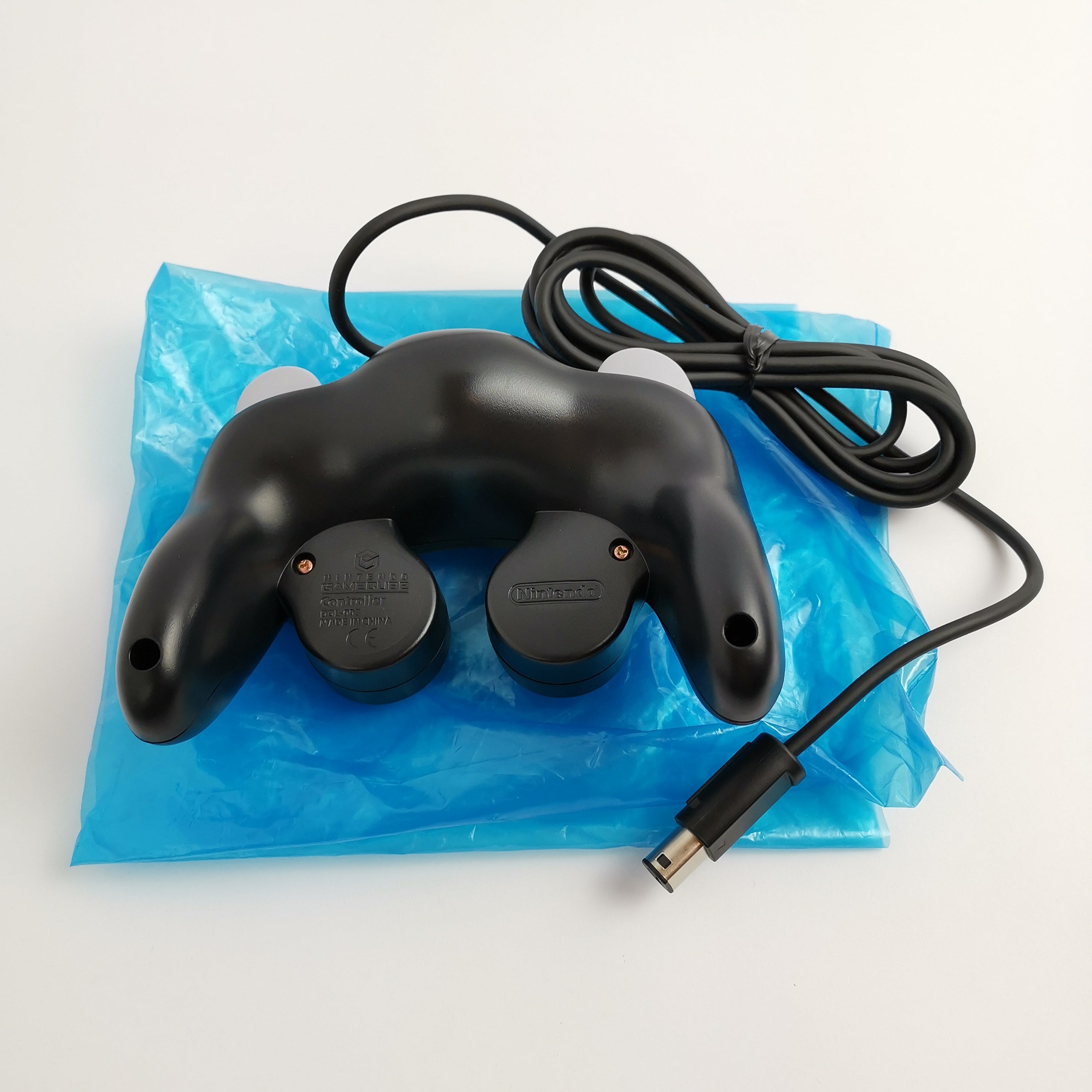 Nintendo Gamecube Controller " Schwarz / Black " New old Stock | NEU NEW OVP