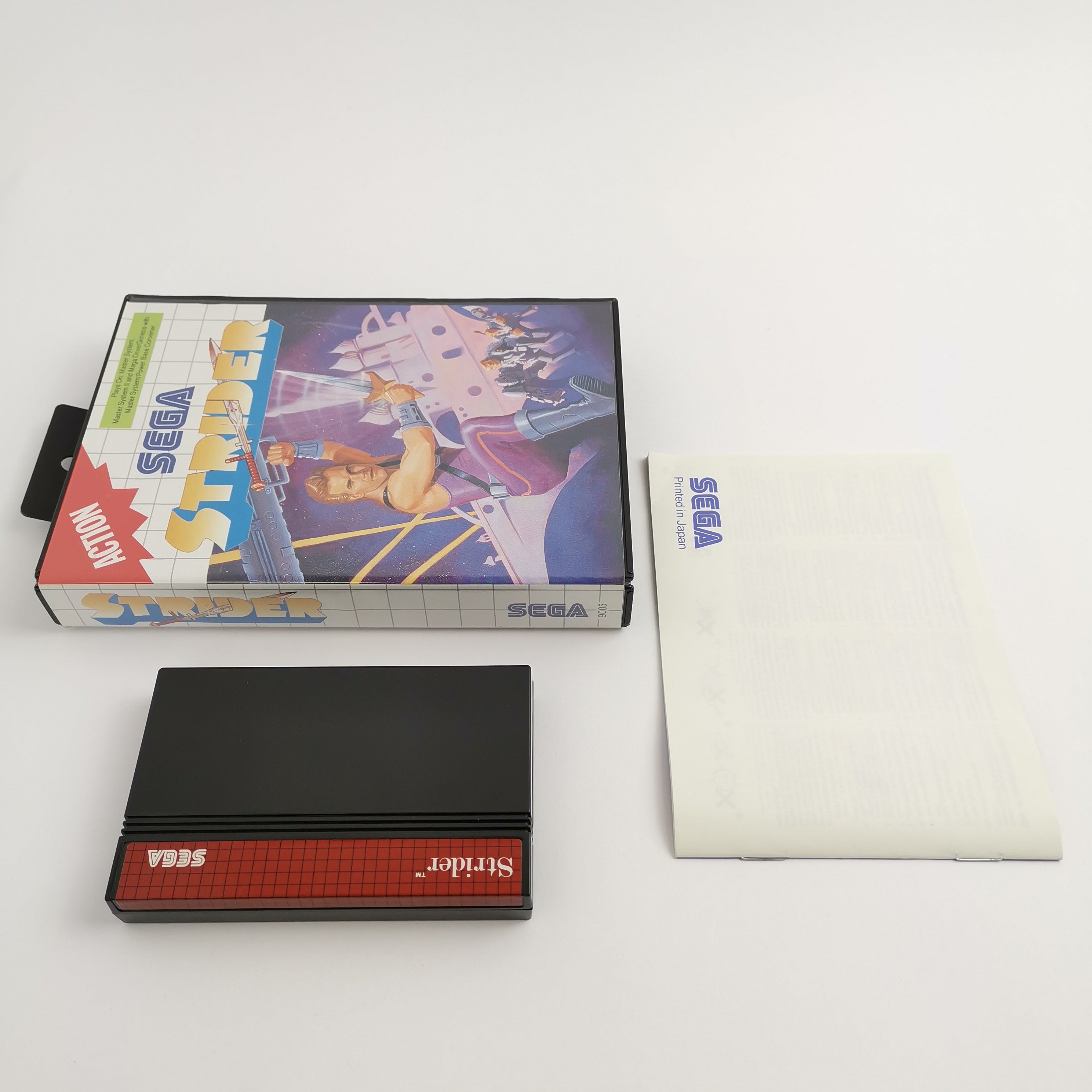Sega Master System Spiel " Strider " MS MasterSystem | OVP PAL