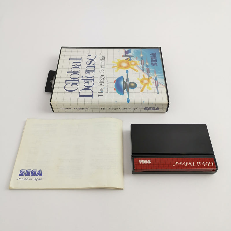 Sega Master System Spiel " Global Defense " MS MasterSystem | OVP PAL