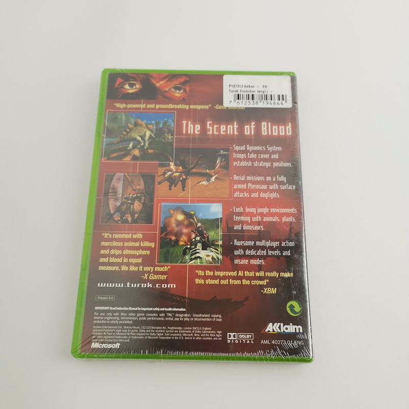 Microsoft Xbox Classic game "Turok Evolution" OVP EN Version | NEW NEW Sealed