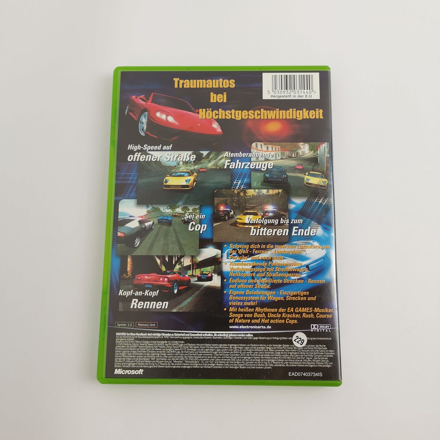 Microsoft Xbox Classic Game 