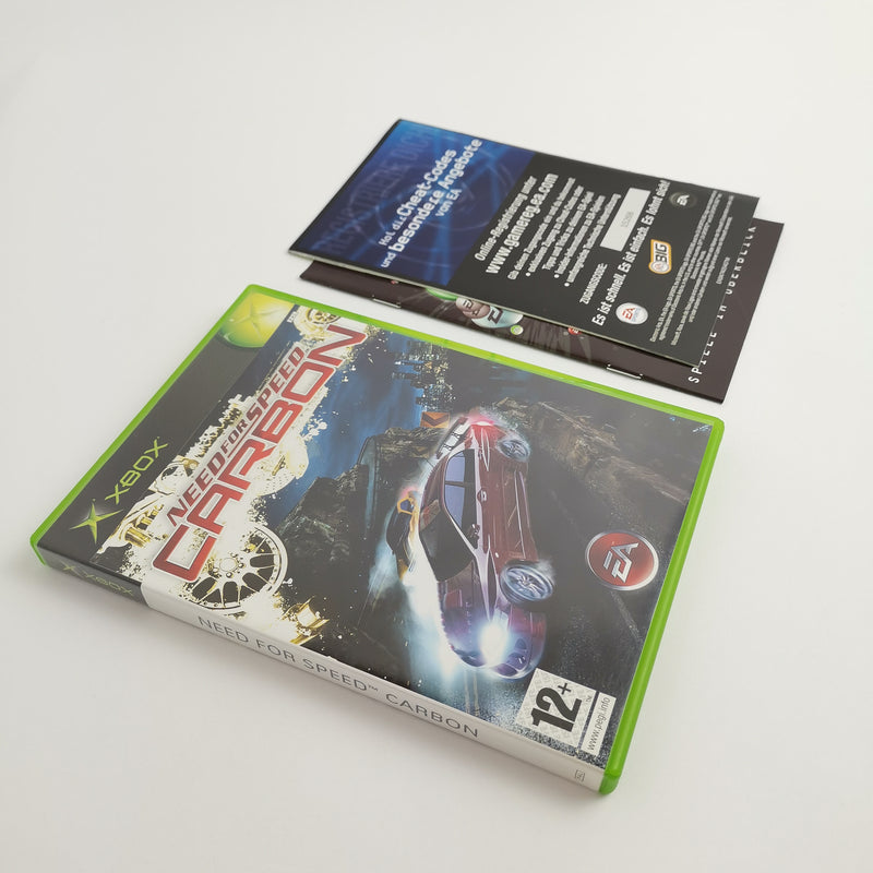 Microsoft Xbox Classic game "Need for Speed ​​Carbon" DE PAL version OVP