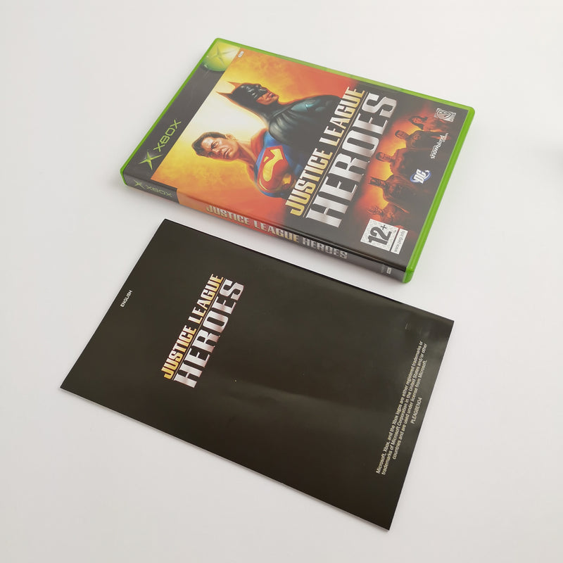 Microsoft Xbox Classic game "Justice League Hero" PAL version orig