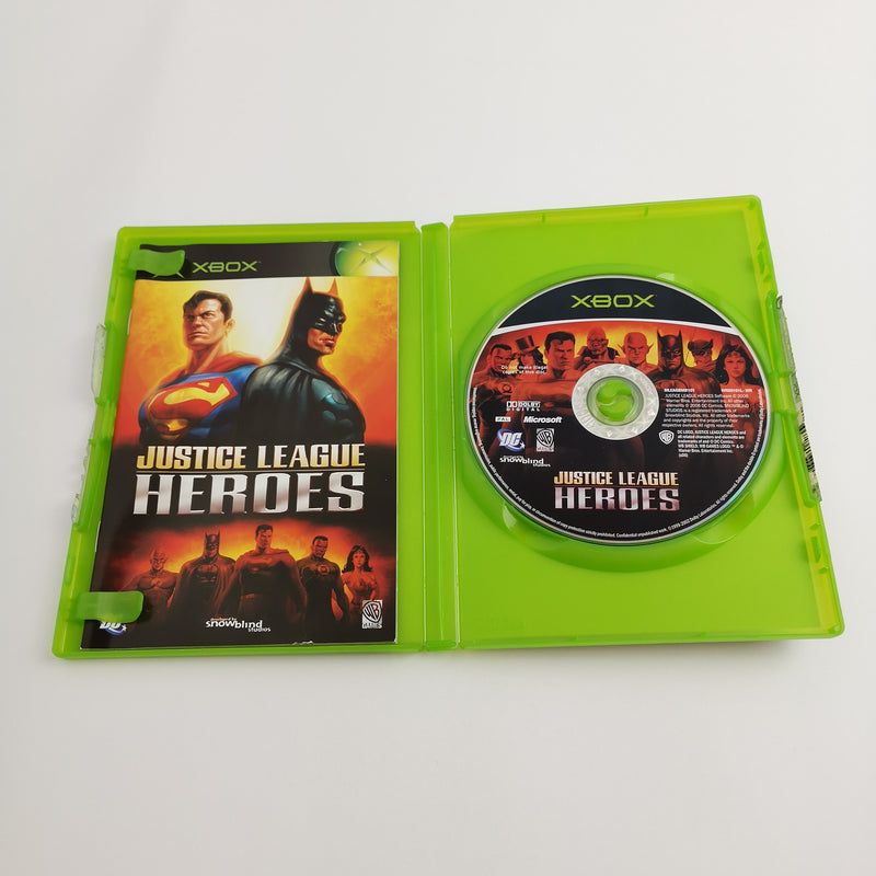 Microsoft Xbox Classic game "Justice League Hero" PAL version orig