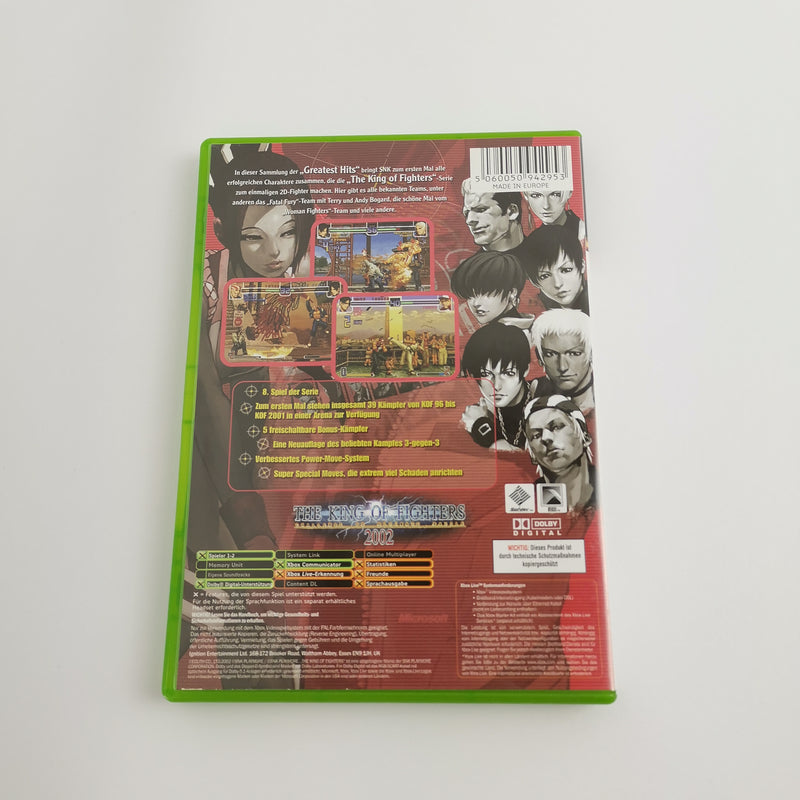 Microsoft Xbox Classic Game "KOF 02 Be The Fighter" DE PAL Version | Original packaging SNK