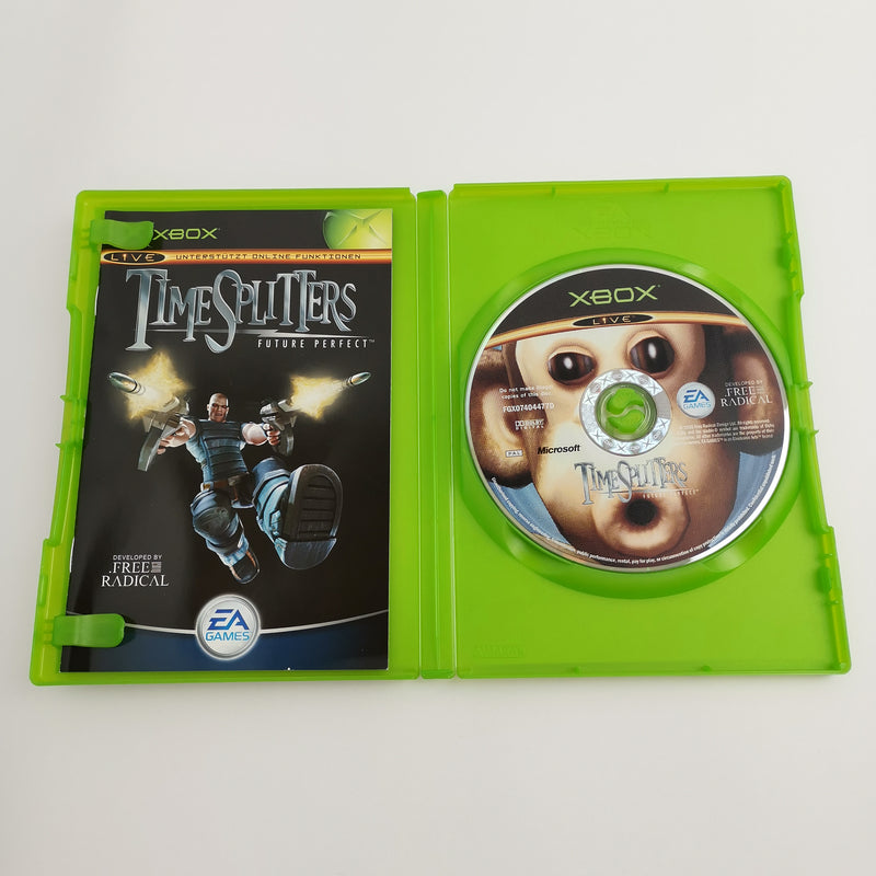 Microsoft Xbox Classic Spiel " Time Splitters Future Perfect " DE PAL  USK18 OVP