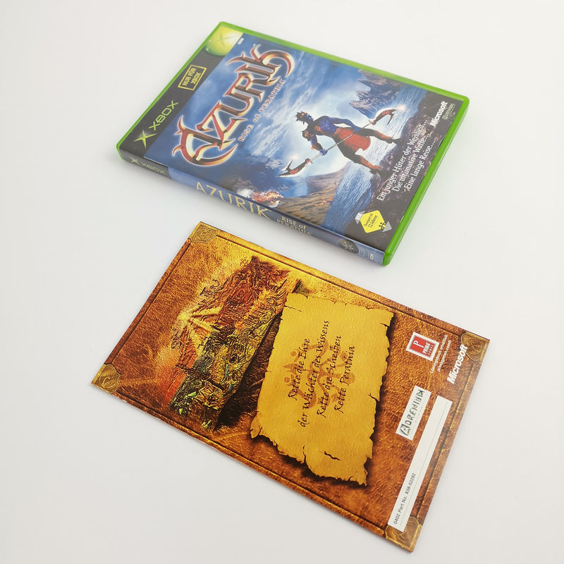 Microsoft Xbox Classic Game "Azurik Rise of Perathia" DE PAL Version | Original packaging