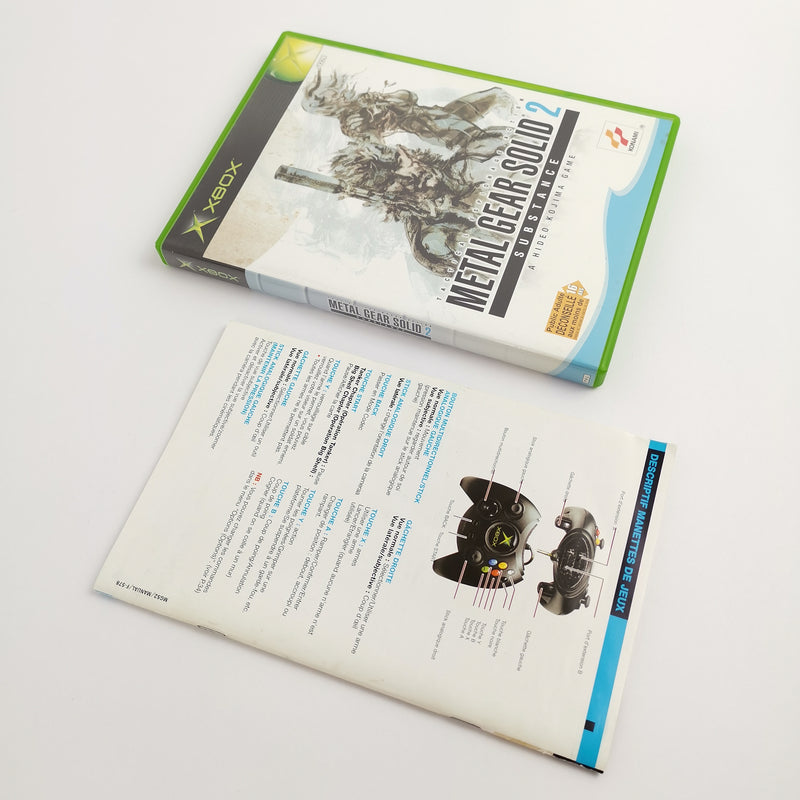 Microsoft Xbox Classic Game "Metal Gear Solid 2 Substance" FRA Version | Original packaging