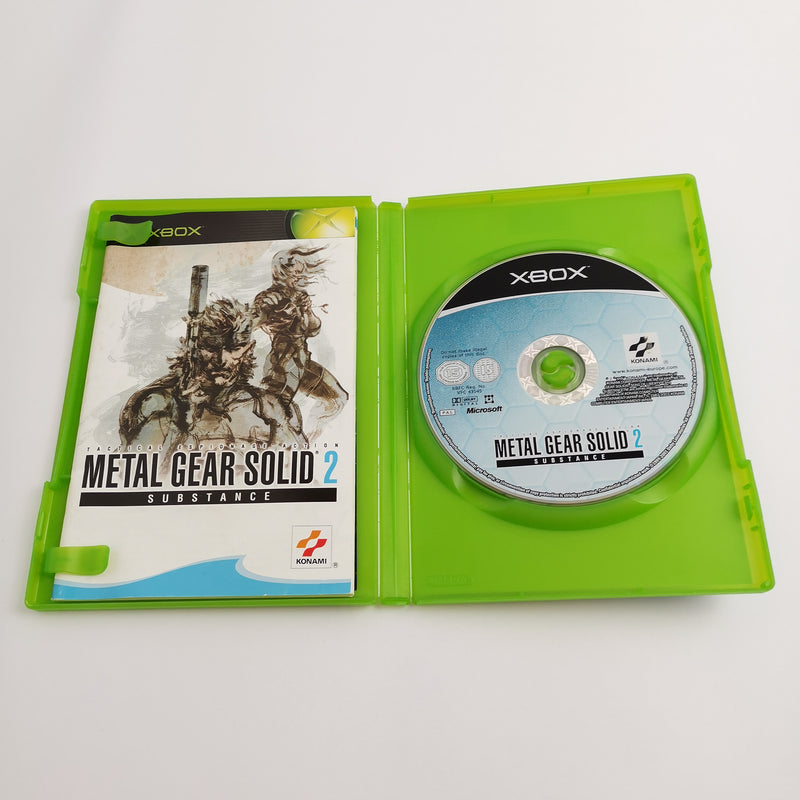 Microsoft Xbox Classic Game "Metal Gear Solid 2 Substance" DE Version | Original packaging
