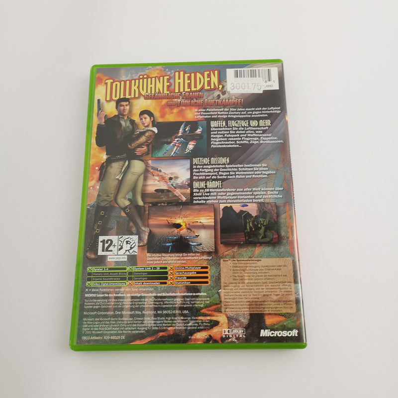 Microsoft Xbox Classic Spiel " Crimson Skies High Road to Revenge " DE PAL OVP