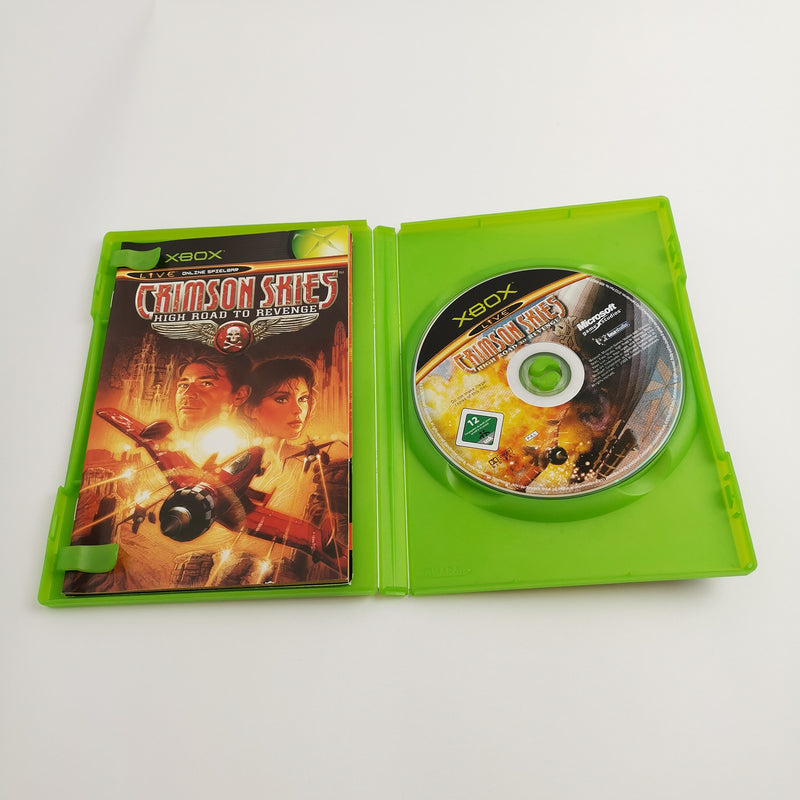 Microsoft Xbox Classic Spiel " Crimson Skies High Road to Revenge " DE PAL OVP