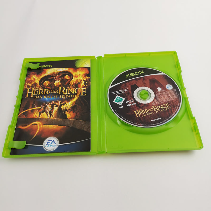 Microsoft Xbox Classic Spiel " Der Herr Der Ringe das dritte Zeitalter " OVP PAL