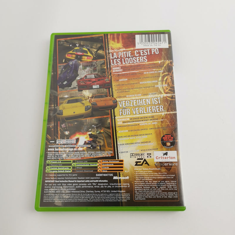 Microsoft Xbox Classic game "Burnout Revenge" DE FRA / PAL Version | Original packaging