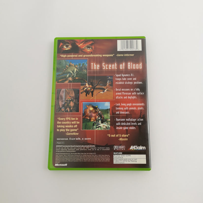 Microsoft Xbox Classic Game "Turok Evolution" NTSC-U/C USA | Original packaging acclaim