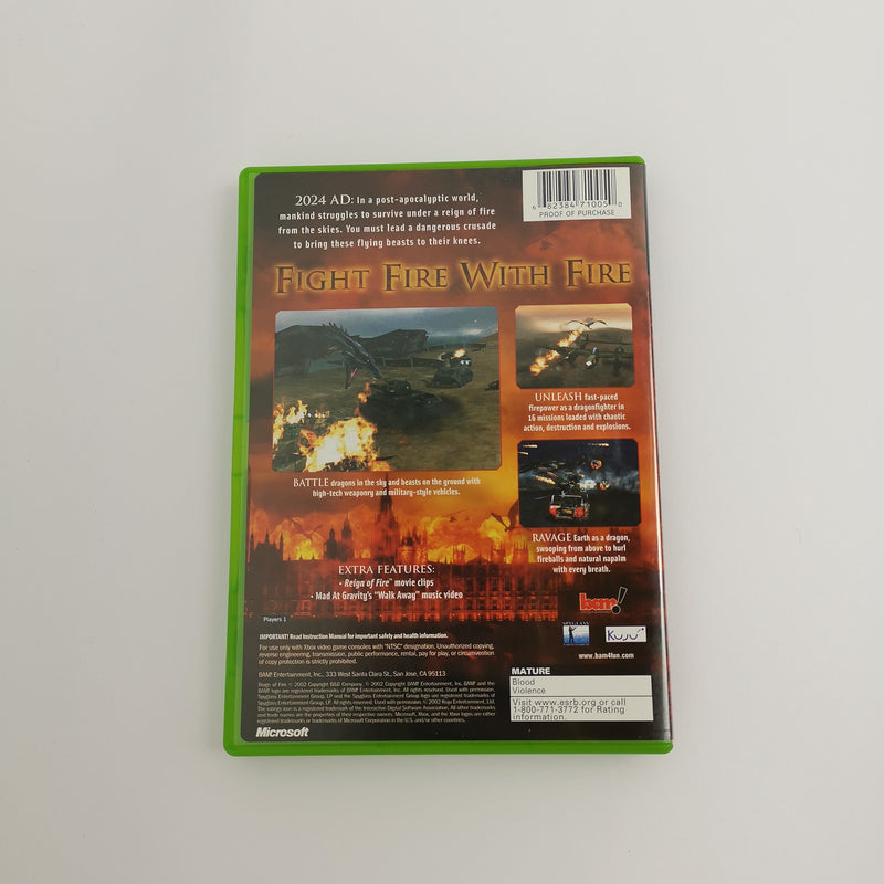 Microsoft Xbox Classic Spiel " Reign of Fire " NTSC-U/C USA | OVP