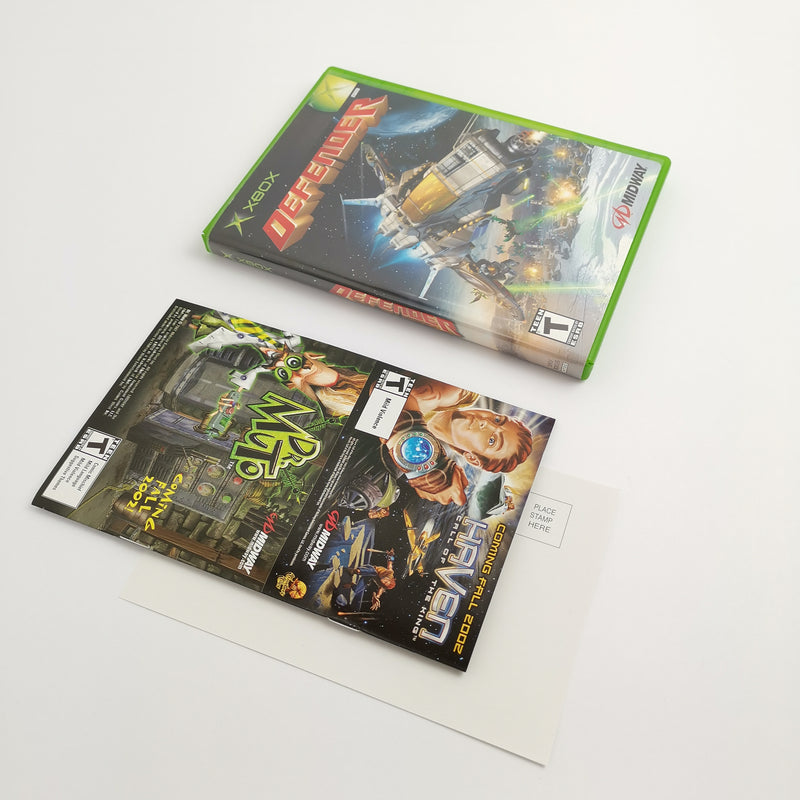 Microsoft Xbox Classic Spiel " Defender " NTSC-U/C USA | OVP Midway