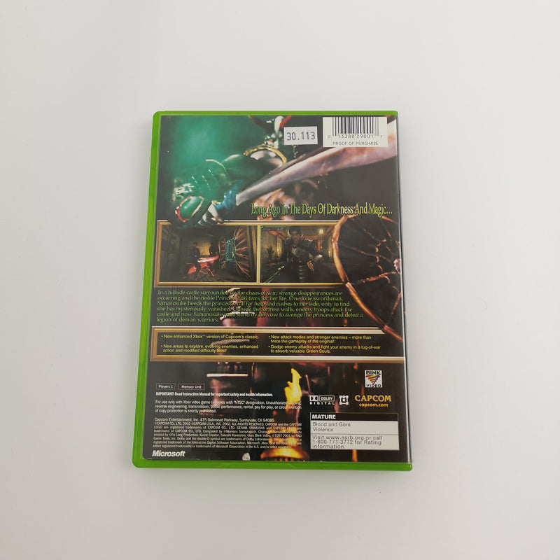 Microsoft Xbox Classic Spiel " Genma Onimusha " NTSC-U/C USA | OVP