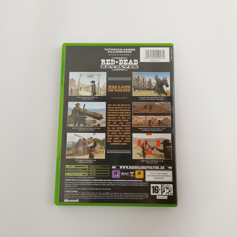 Microsoft Xbox Classic game "Red Dead Revolver" DE PAL version OVP * very good