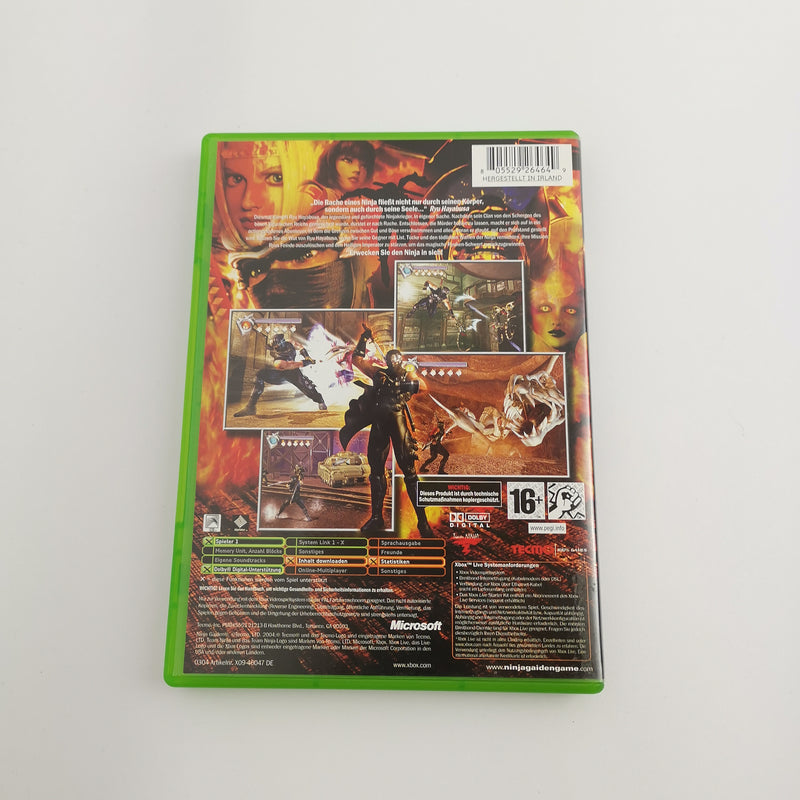 Microsoft Xbox Classic Spiel " Ninja Gaiden " DE PAL Version | OVP * gut