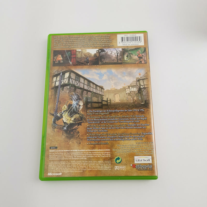 Microsoft Xbox Classic Game "The Elder Scrolls III Morrowind" DE PAL | Original packaging