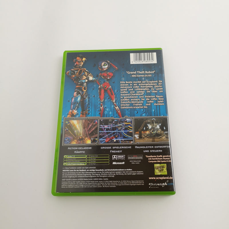 Microsoft Xbox Classic game "Scrapland" DE PAL Version | Original packaging