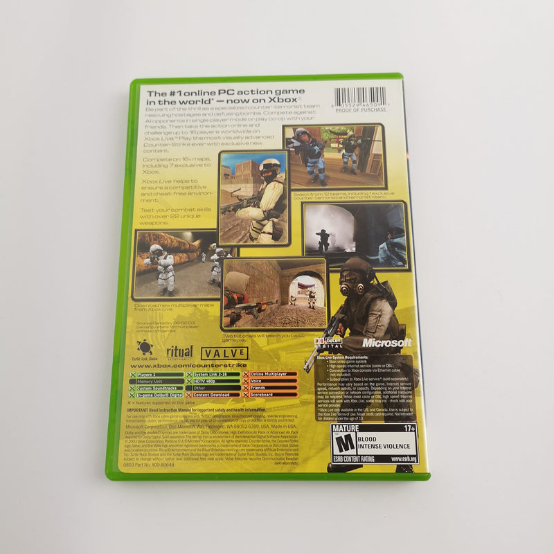 Microsoft Xbox Classic Spiel " Counter Strike " NTSC-U/C USA | OVP USK18