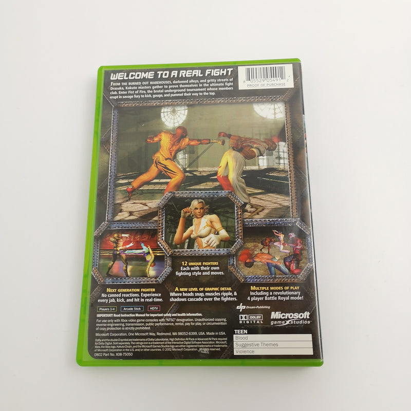 Microsoft Xbox Classic Game "Kakuto Chojin" NTSC-U/C USA | Original packaging