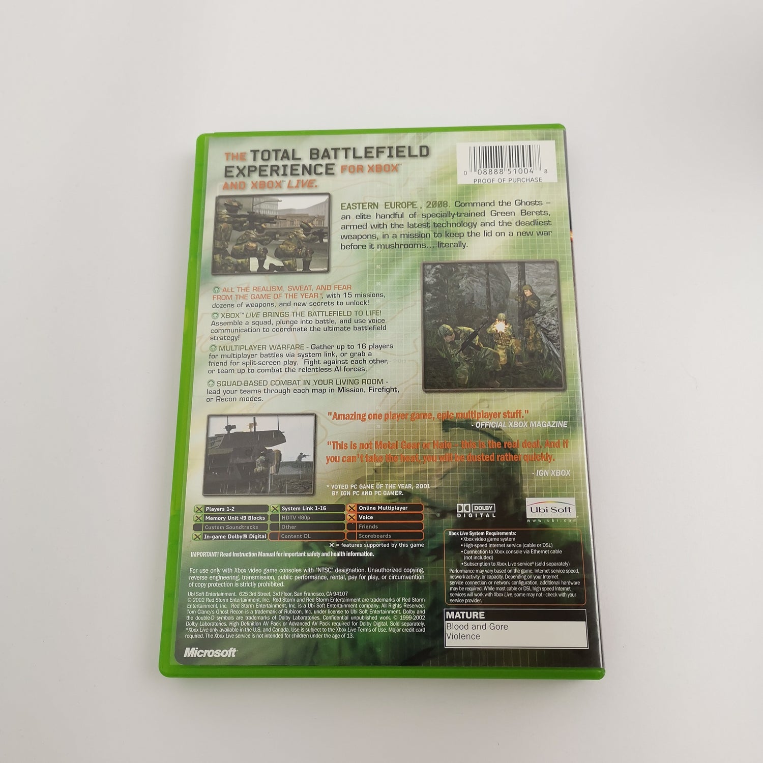 Microsoft Xbox Classic Game 