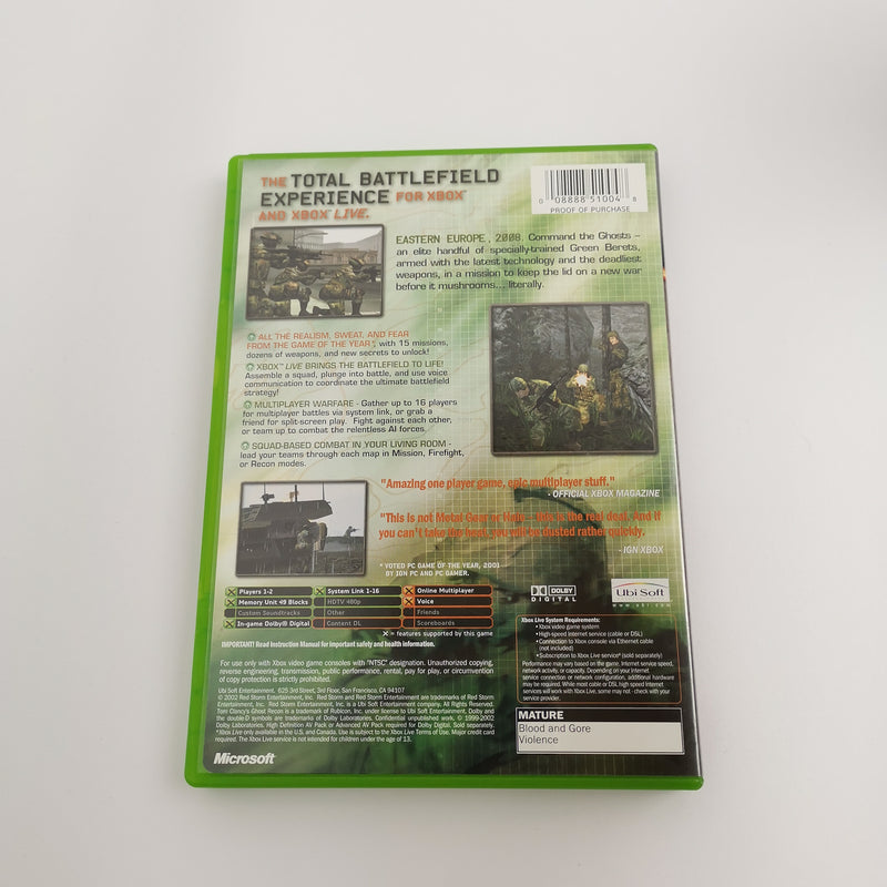 Microsoft Xbox Classic Game "Ghost Recon" NTSC-U/C USA | Original packaging