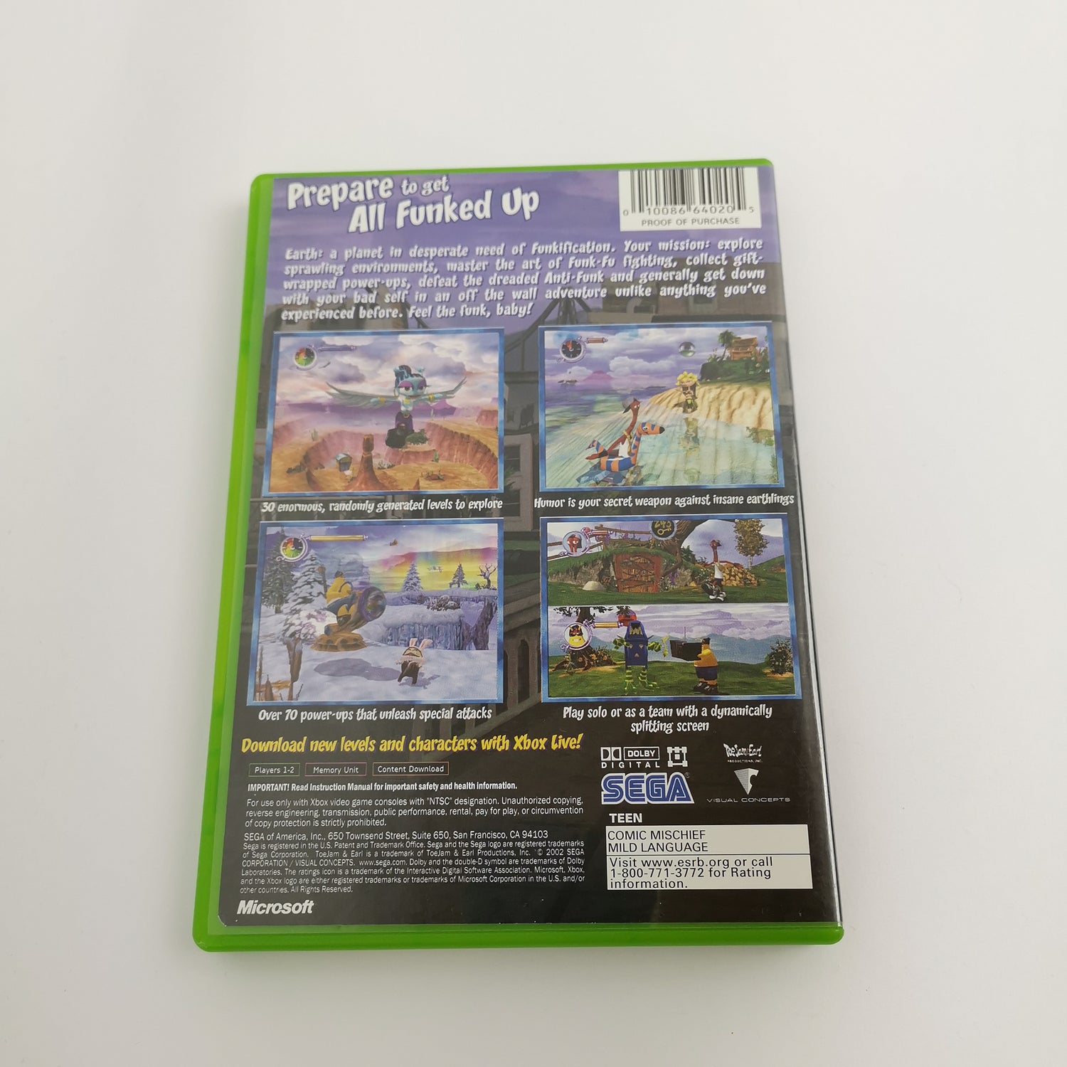 Microsoft Xbox Classic Game 
