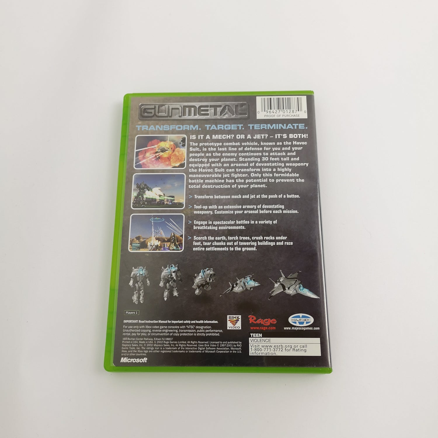 Microsoft Xbox Classic Game 