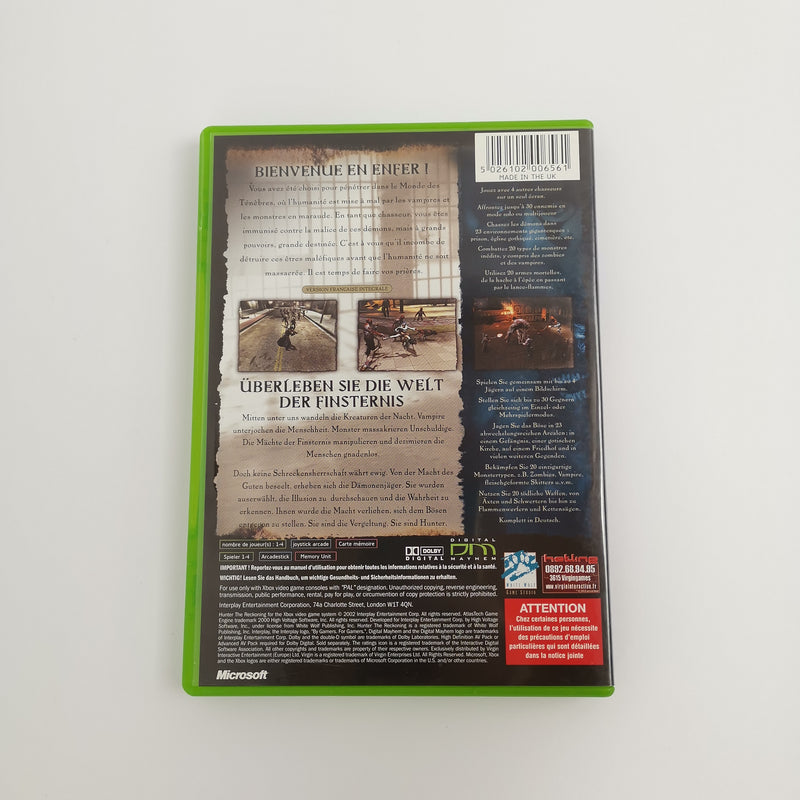 Microsoft Xbox Classic game "Hunter The Reckoning" PAL FRA / DE | Original packaging
