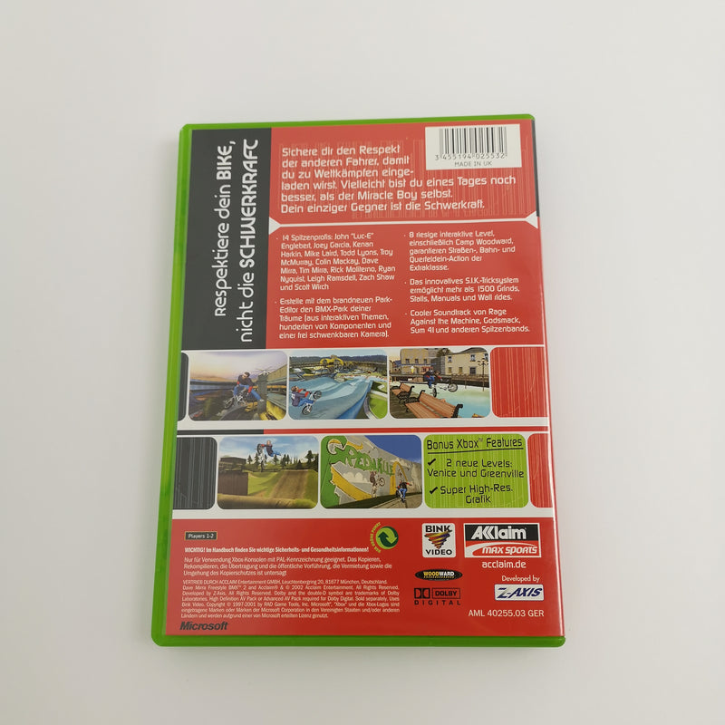 Microsoft Xbox Classic Spiel " Dave Mirra Freestyle BMX " DE PAL Version | OVP