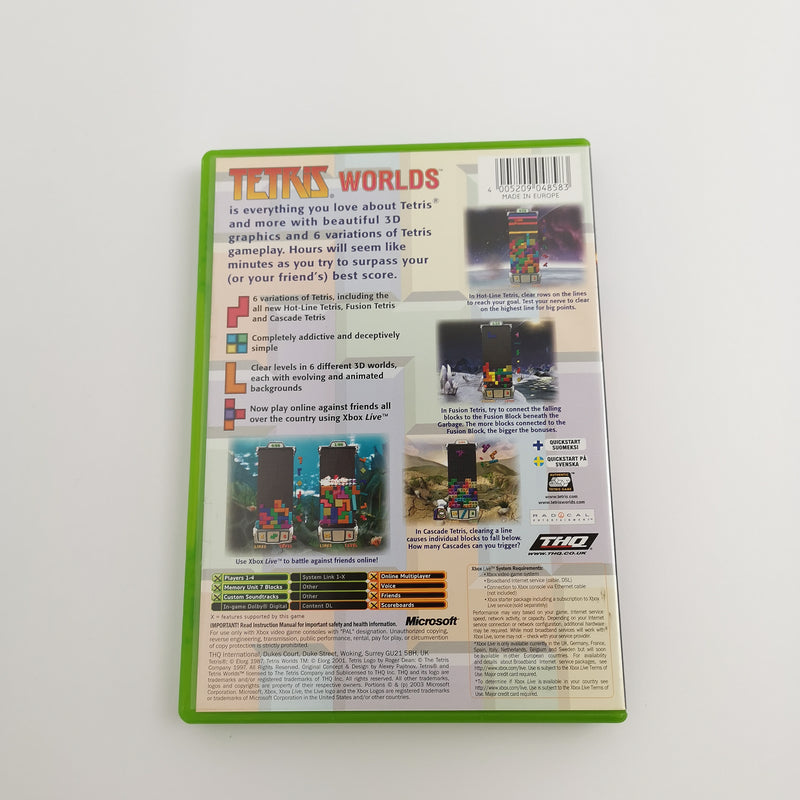 Microsoft Xbox Classic game "Tetris Worlds" EN PAL Version UKV | Original packaging