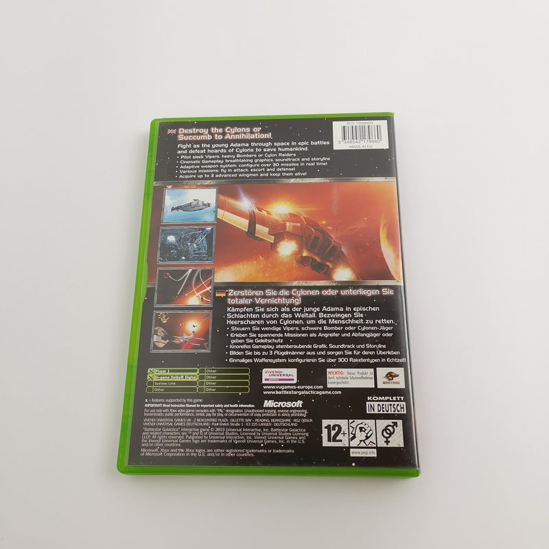 Microsoft Xbox Classic Game "Battlestar Galactica" EN/DE PAL Version | Original packaging