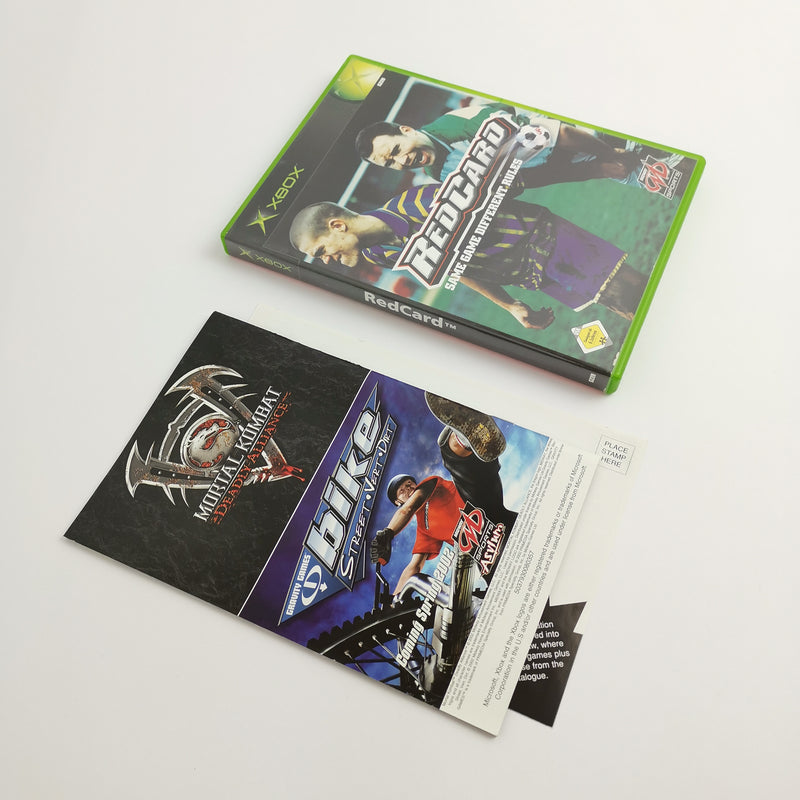 Microsoft Xbox Classic Spiel " Red Card Fußball " DE PAL | OVP