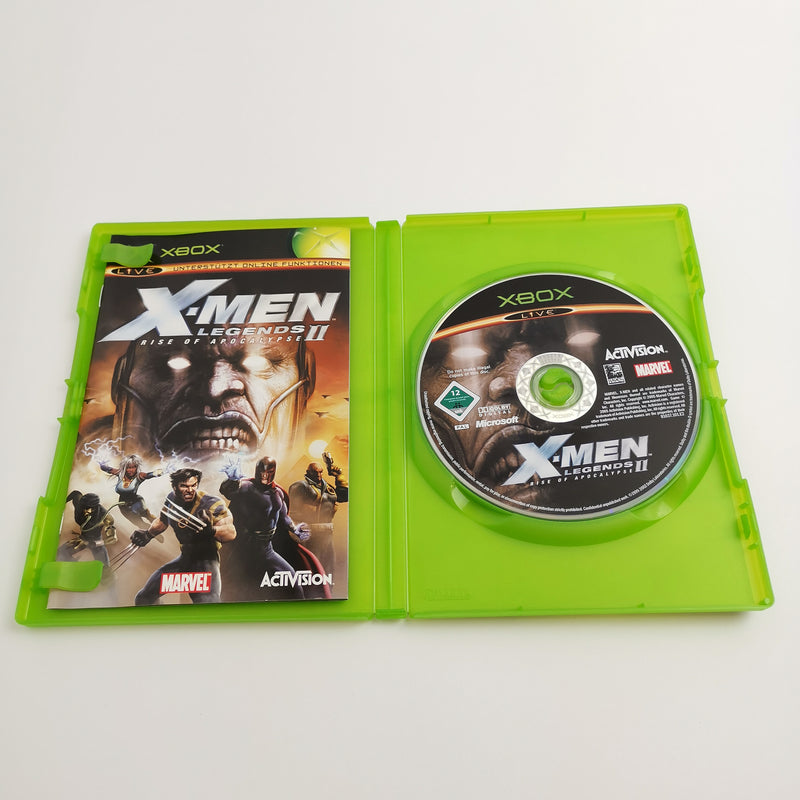 Microsoft Xbox Classic Game "X-Men Legends II 2" DE PAL Version | Original packaging