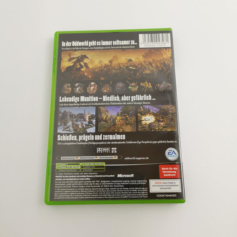 Microsoft Xbox Classic Game "Oddworld Strangers Retribution" DE PAL Verse | Original packaging
